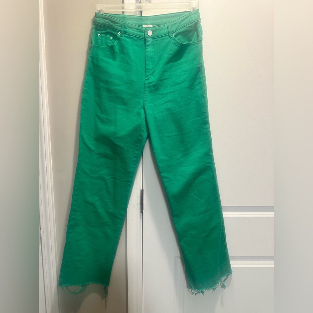 Princess Polly Green‎ Pants Size 6